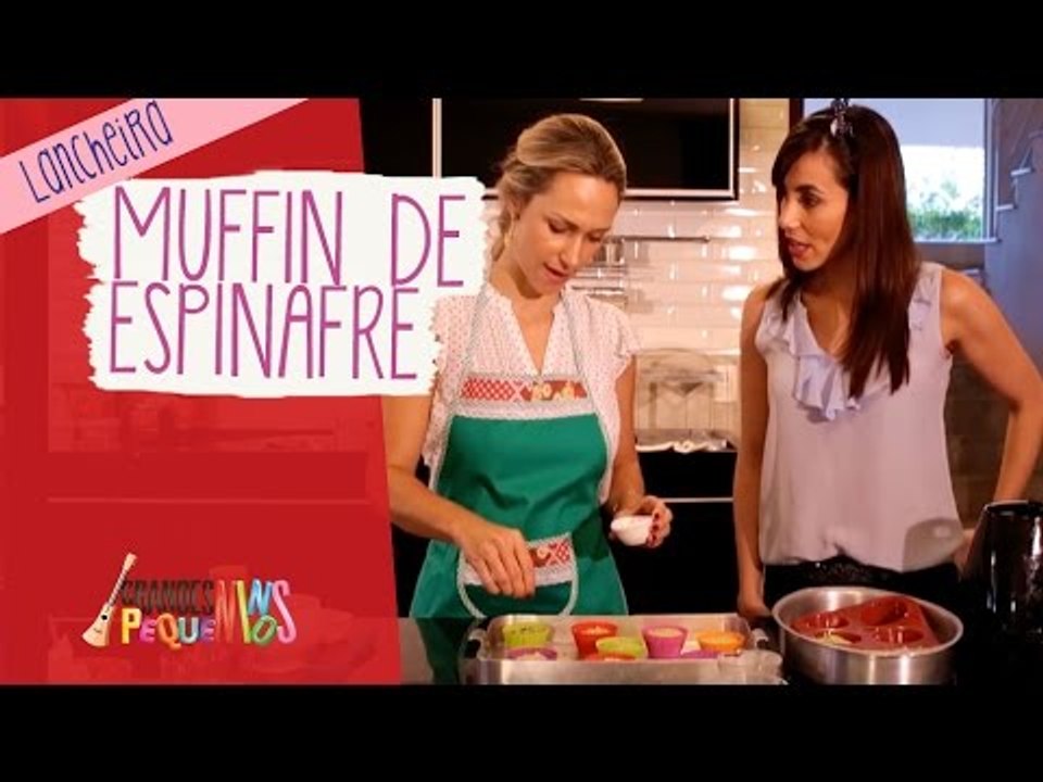 O que vai na lancheira - Muffin de Espinafre