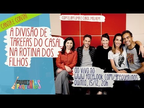 A divisão de tarefas de pai e mãe na rotina dos filhos