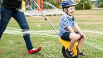 The stroller has been reinvented…and reduced to a unicycle