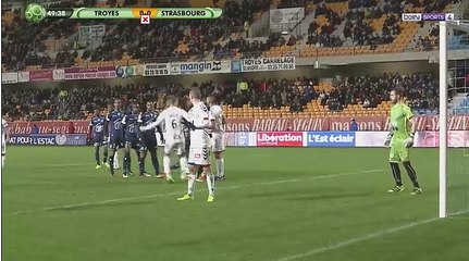 Johan Martial GOAL HD - Troyes 1-0 Strasbourg 07.02.2017
