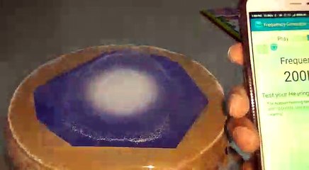 Sound producing vibration