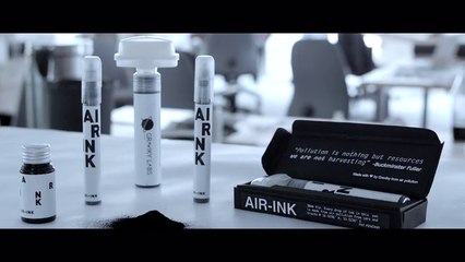 AIR-INK, la tinta del MIT hecha con la contaminación del aire