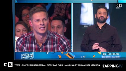 Cyril Hanouna – TPMP : Matthieu Delormeau piégé par l’animateur et Emmanuel Macron