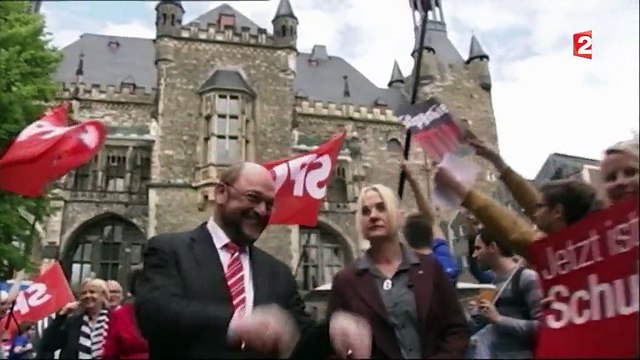 Allemagne : Angela Merkel en danger face à Martin Schulz