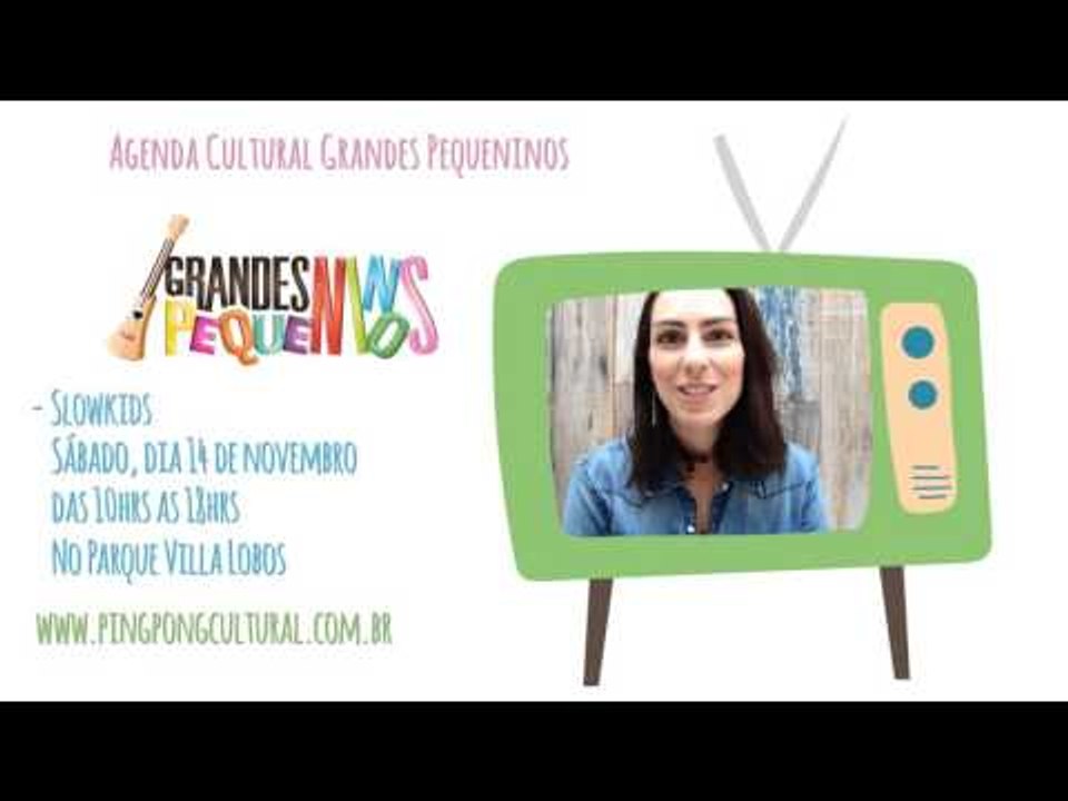 Agenda Cultural SP Final de Semana 14/11/15 - Slowkids 2015
