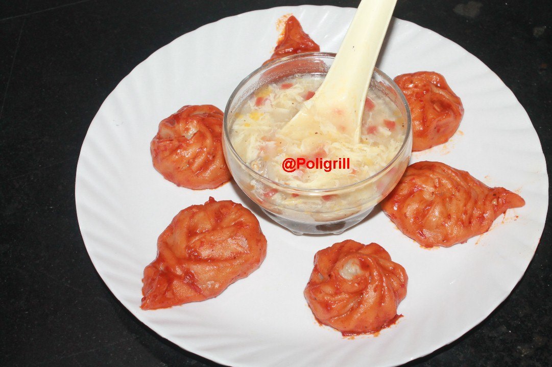 CHICKEN SCHEZWAN MOMO | Easy Dim Sum Recipe | Pan fried Chicken Schezwan Momo | Chicken Momo Recipe