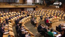 Scottish parliament votes overwhelmingly against Brexit bill