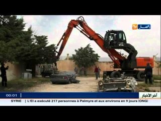 تبسة : اتلاف جميع المركبات المحجوزة لعمليات التهريب و تذويبها في مصانع الحديد