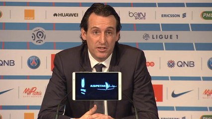 Ligue 1 - 24ème journée - PSG - LOSC : la réaction d'Unai Emery