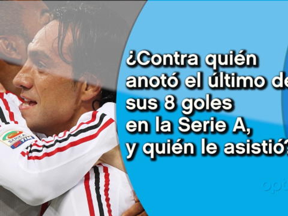 Cuestionario Opta: Nesta no logra recordar su último gol en la Serie A