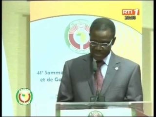 Extrait du communiqué final du 41ème sommet de la conférence des chefs d'Etats de la CEDEAO