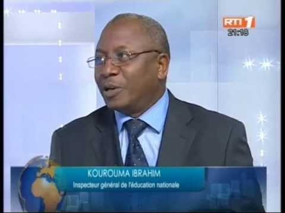 Examens de fin d'Année 2012: M. Kourouma Ibrahim,inspecteur général invité du JT