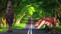 3D Dinosaur Cartoon Finger Family Nursery Rhymes | Finger Family 3D Dinosaur Rhymes for Children