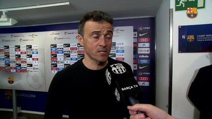 Luis Enrique: We dedicate this to the fans