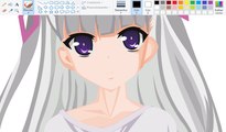 How I Draw using Mouse on Paint  - Maria Naruse - shinmai maou no testament