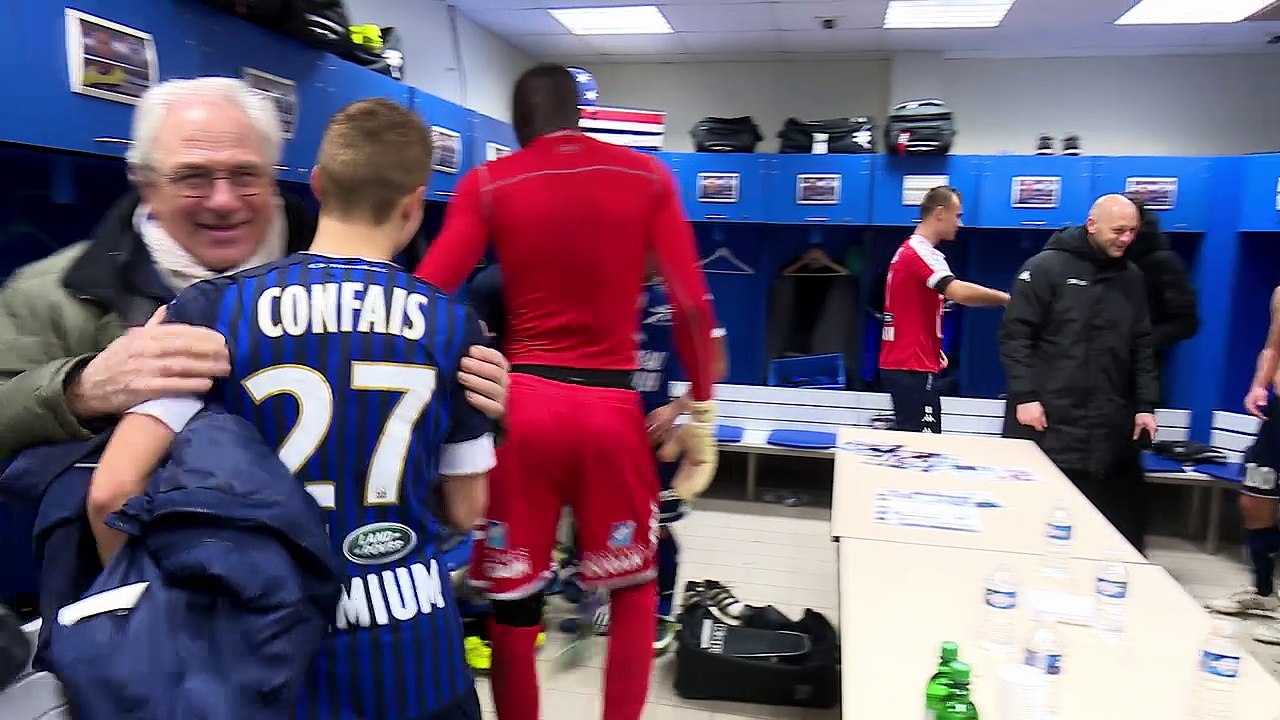 Estac-RC Strasbourg⎥Vestiaires d'après match