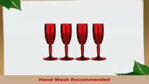 Marquis by Waterford Brookside Champagne Flute Red Set of 4 3ca02b1c