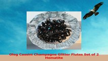 Oleg Cassini Champagne Flutes Set of 2 Hematite 9b4880df