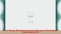 Vera Wang Wedgewood Lace Bouquet Champagne Flute Set of 2 586271dc
