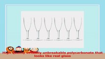 6 Premium Unbreakable Polycarbonate Champagne Flutes Outdoor Pool Beach Dishwasher Safe fb763f7b