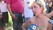 Mujeres argentinas protestan mostrando los senos contra la cosificación de su cuerpo