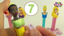 Learn to count 1 to 12 with PEZ Princess | Learn Numbers 1 to 12 with Disney Princess Pez Dispensers