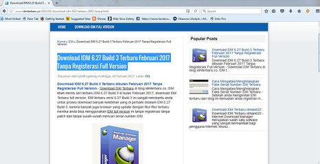 IDM terbaru full 6.27 Build 3 final 2017
