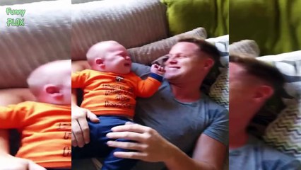 Try Not to Laugh or Grin - Most Funny Baby Belly Laughs 2017