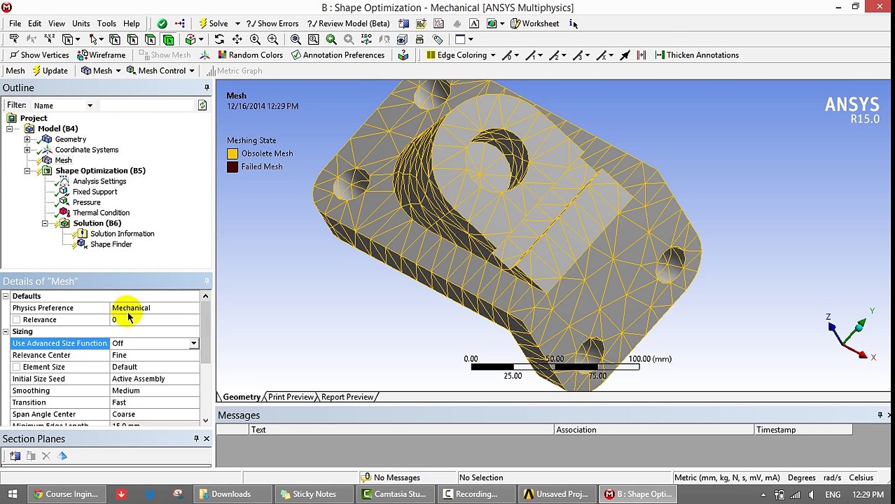 Ansys Shape Optimization