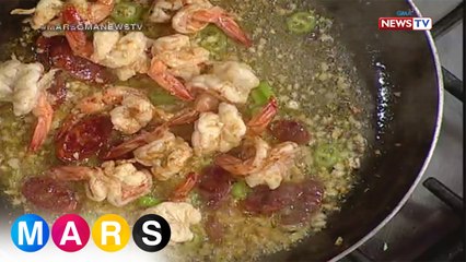 Mars Masarap: Gambas with Chorizo by Chef Maritess Gutierrez