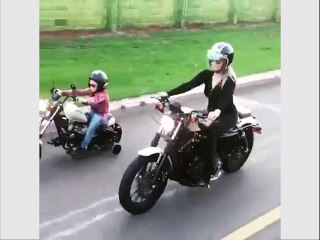 Future motorcycle rider in the making!