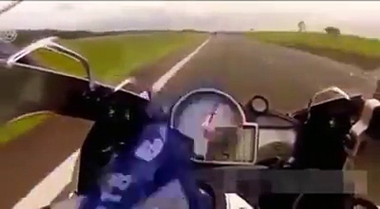 Fast riding These guys are flying on their motorcycles.