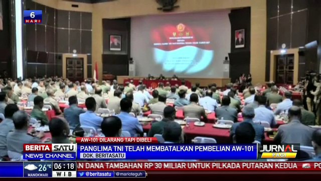 Helikopter AW-101 Sudah Mendarat di Bandara Halim Perdanakusuma