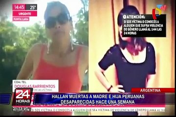 Hallan cuerpos de madre e hija peruanas enterradas en casa abandonada en Argentina