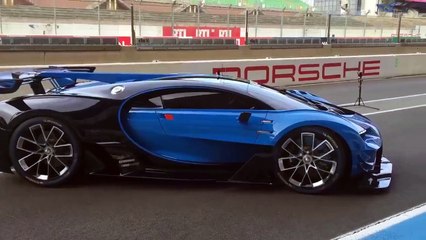 The Bugatti Vision Gran Turismo is one pretty insane looking car, hope to be able to see it someday!
