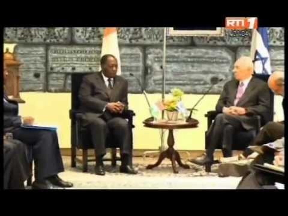 Tel Aviv: le Président Alassane Ouattara reçu par son homologue israélien Shimon Peres