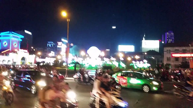 Traffic In Ho Chi Minh City (Saigon), Vietnam - Feb 2017