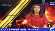 Kebakaran di Kramat Senen Jakarta Pusat