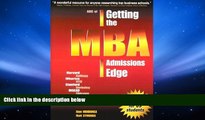 Audiobook  ABC of Getting the MBA Admissions Edge For Kindle