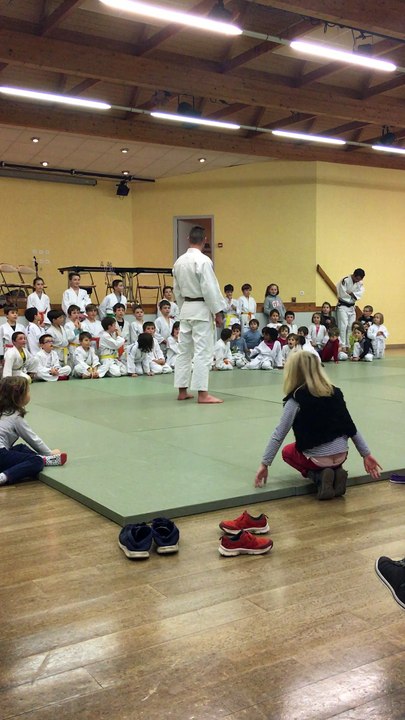 Remise de la ceinture noire d'Alan