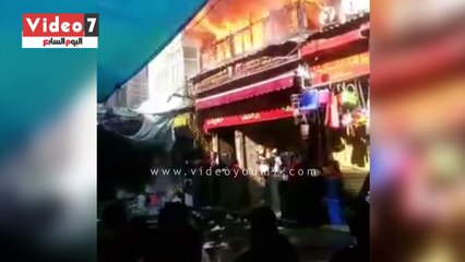 السيطرة على حريق إلتهم مطحن بن بدمياط