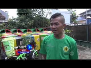 Kisah Inspiratif Pemuda Bersepeda Pemungut Sampah - NET12