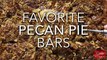 Favorite Pecan Pie Bars
