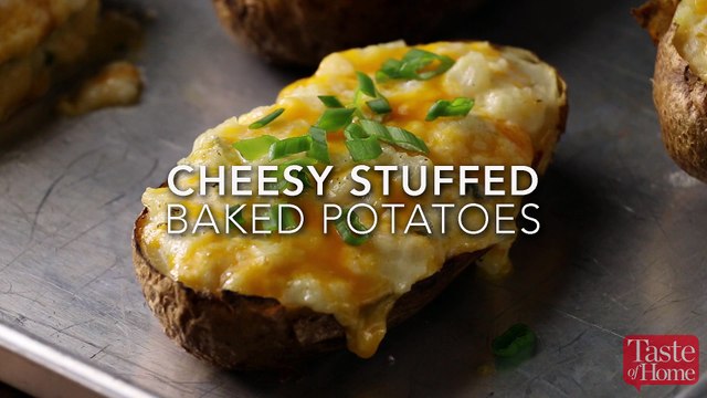 Cheesy Stuffed Baked Potatoes