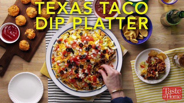 Texas Taco Dip Platter