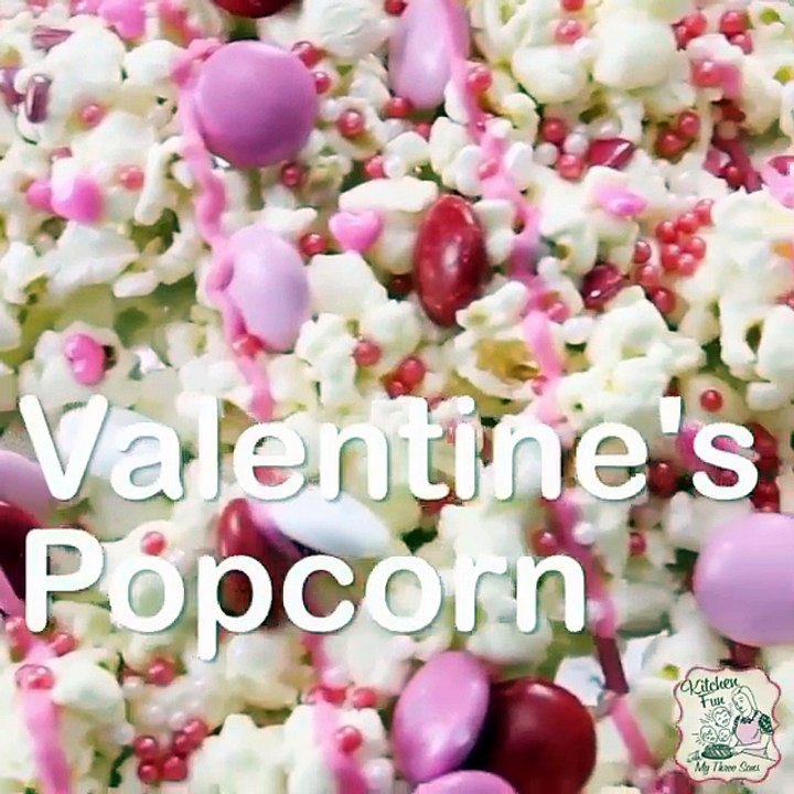 Valentines day Popcorn diy