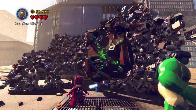 Lego Marvel Super Heroes Sandman Spiderman Hulk Ironman Live PS4 Broadcast