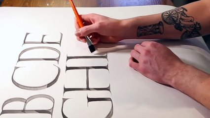 how to write roman capitals calligraphy for beginners with nicolo visioli f
