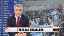 Number of Korean travelers taking overseas trips rises 10.4% in 2015 from 2011