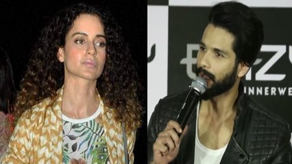 Shahid Kapoor's REACTION On Cold War With Kangana Ranaut On Rangoon Set